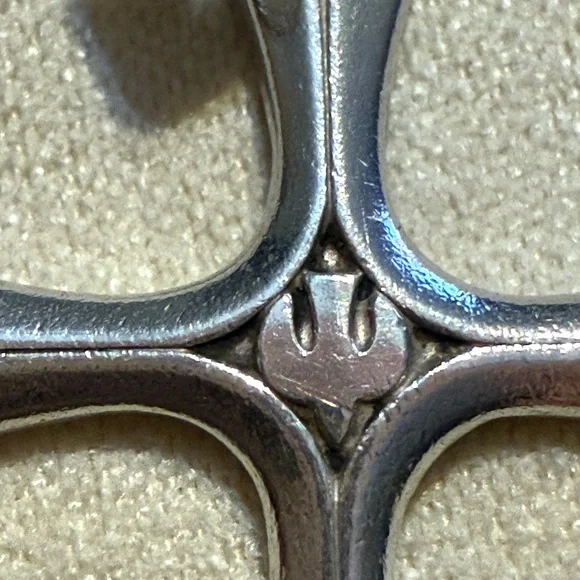 Retired James Avery Sterling Silver Descending Dove Serenity Cross Pendant EUC - Picture 3 of 14